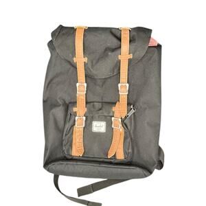 Herschel Little America Flap Backpack in Black